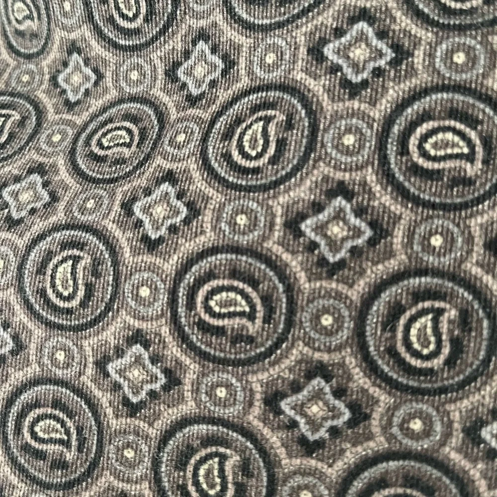 Etro Milano Made in Italy Paisley Print Button Front Shirt Size 40 L